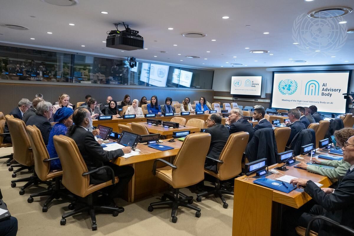 UN HLAB briefing with UN SG, DSG and USG. incl: Craig Ramlal