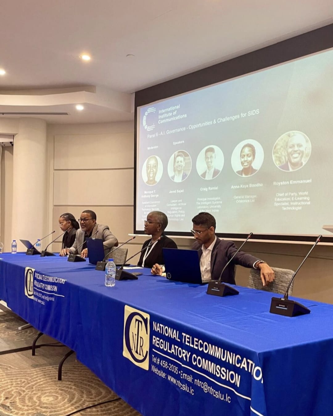 International Telecommunications Regulatory Commission. incl: Craig Ramlal